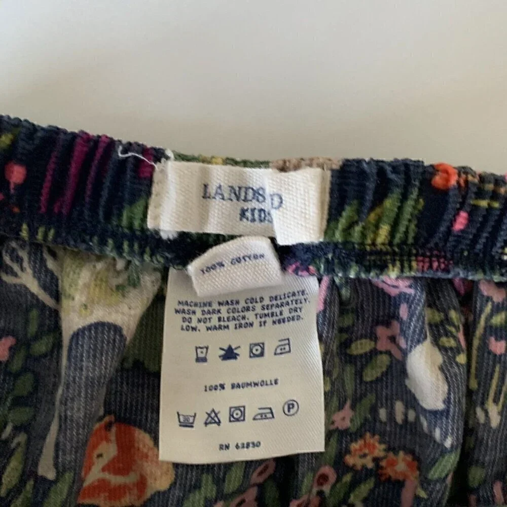Lands End Cord Skirt 5-6 Years 5T